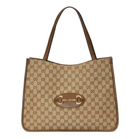 gucci shoulder bag horsebit leather|Gucci Horsebit 1955 tote bag.